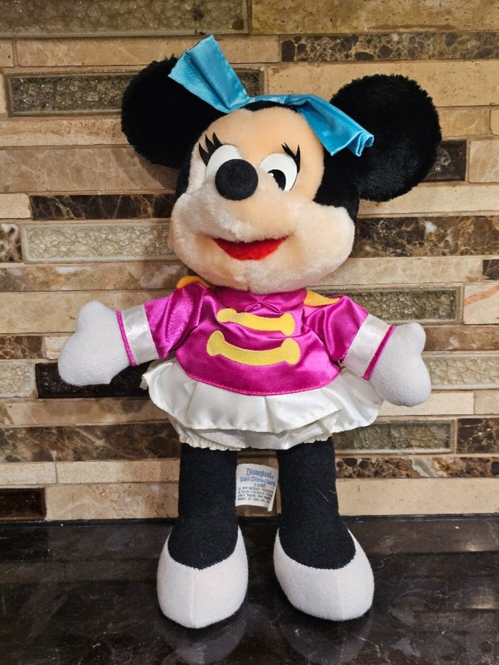 Walt Disney World Minnie Mouse Drum Major Marching Band Plush